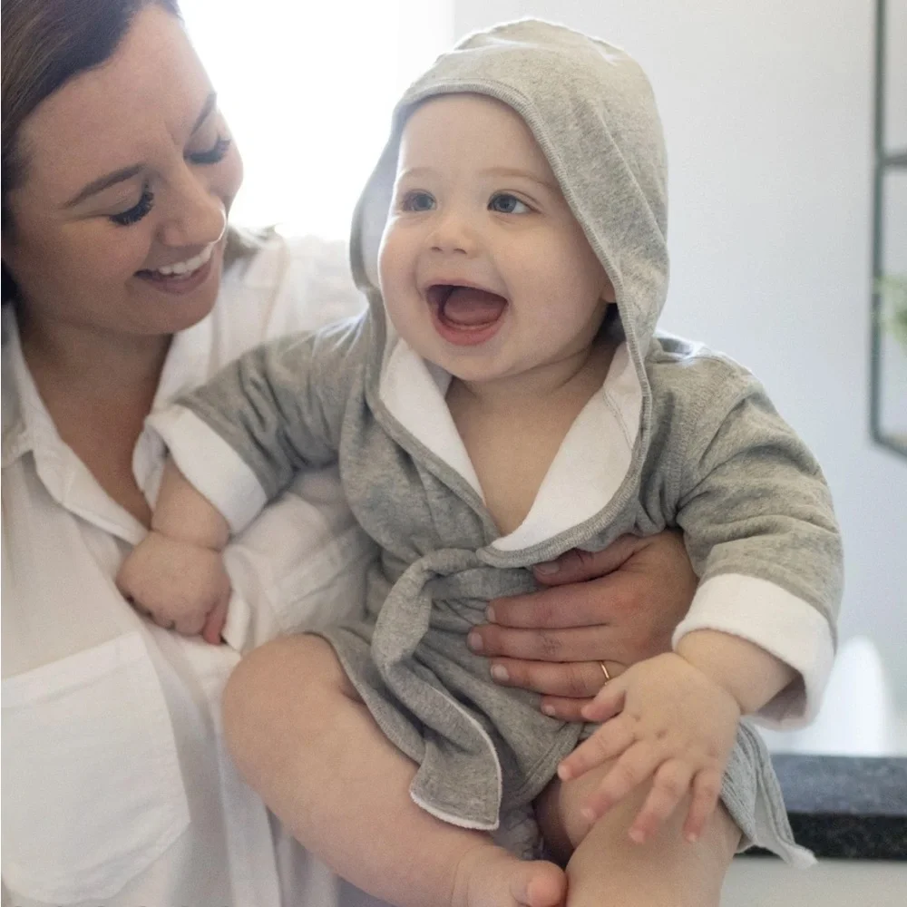 Burt's Bees Baby Organic Cotton Knit Terry Hooded